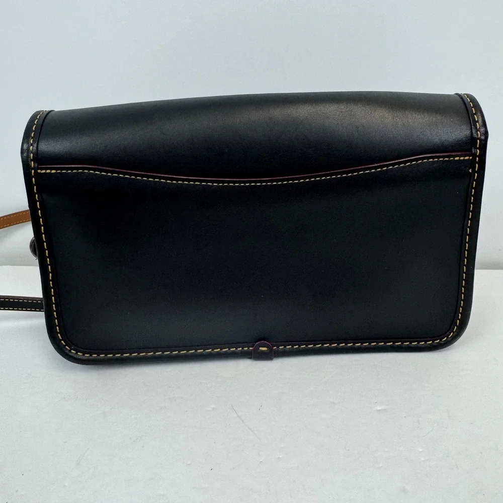 Disney x Coach Mickey Mouse Black Leather Crossbody Bag F59374 Limited Edition